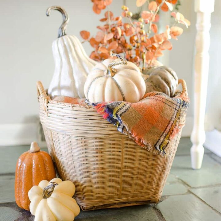 Image for Quick and Easy Fall Basket Decorating Ideas