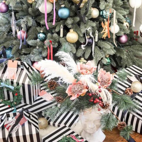 Image for Modern French Bohemian Christmas Tree that’s Easy to Do