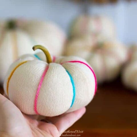 Image for Easy DIY Scrap Fabric Pumpkins