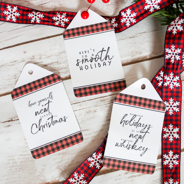 Image for Free Printable Whiskey Gift Tags