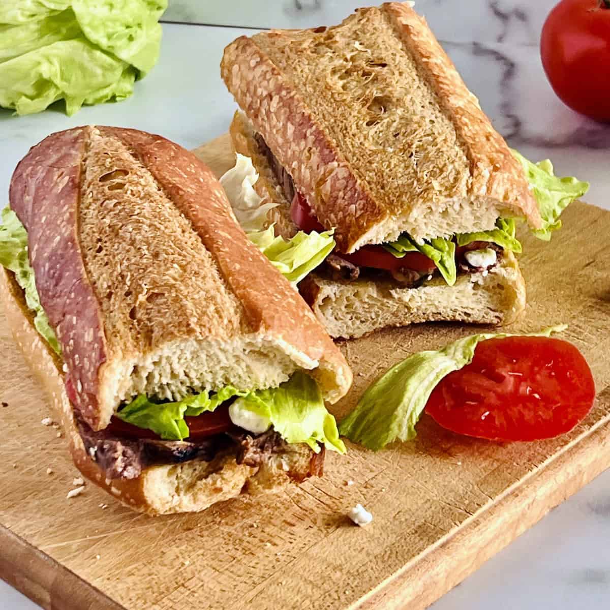 Image for Flank Steak & Gorgonzola Sandwich
