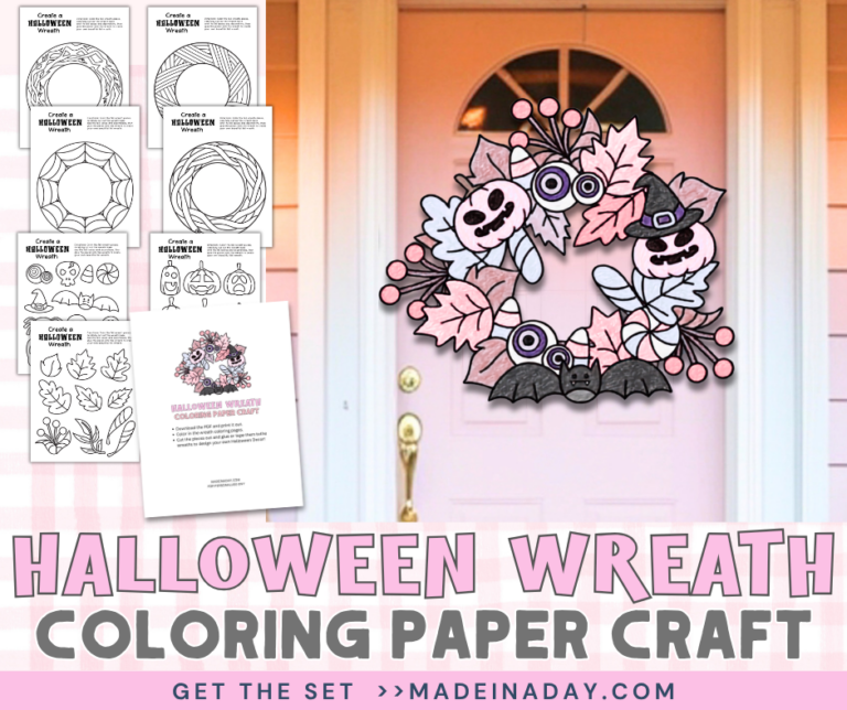 Halloween Wreath Paper Craft