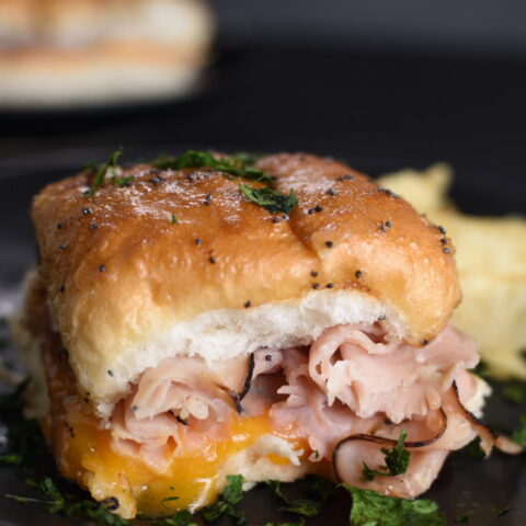 Image for Baked Hot Ham and Cheese Sandwiches (aka sliders)