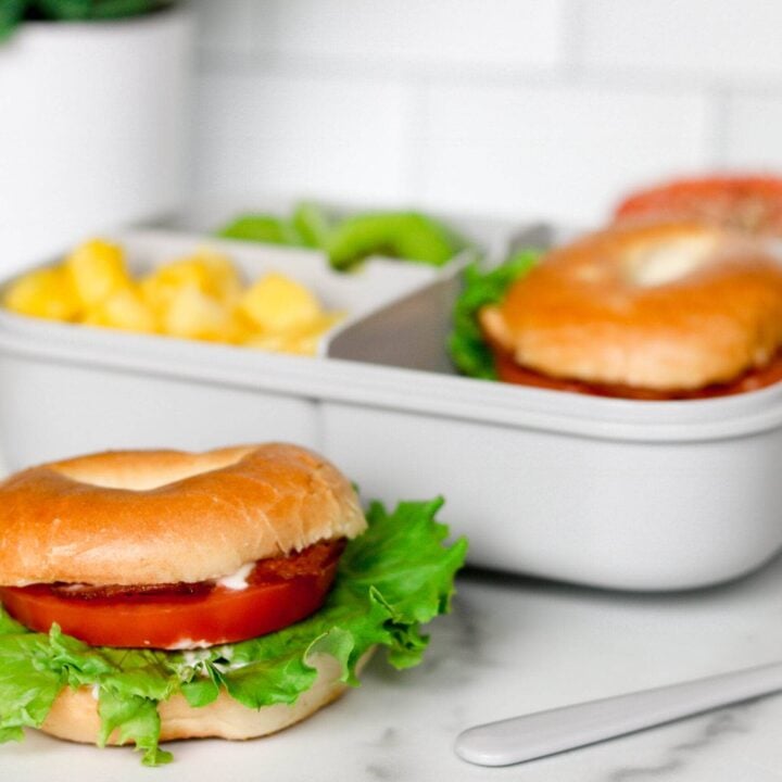Image for Mini BLT Bagel School Lunch Idea