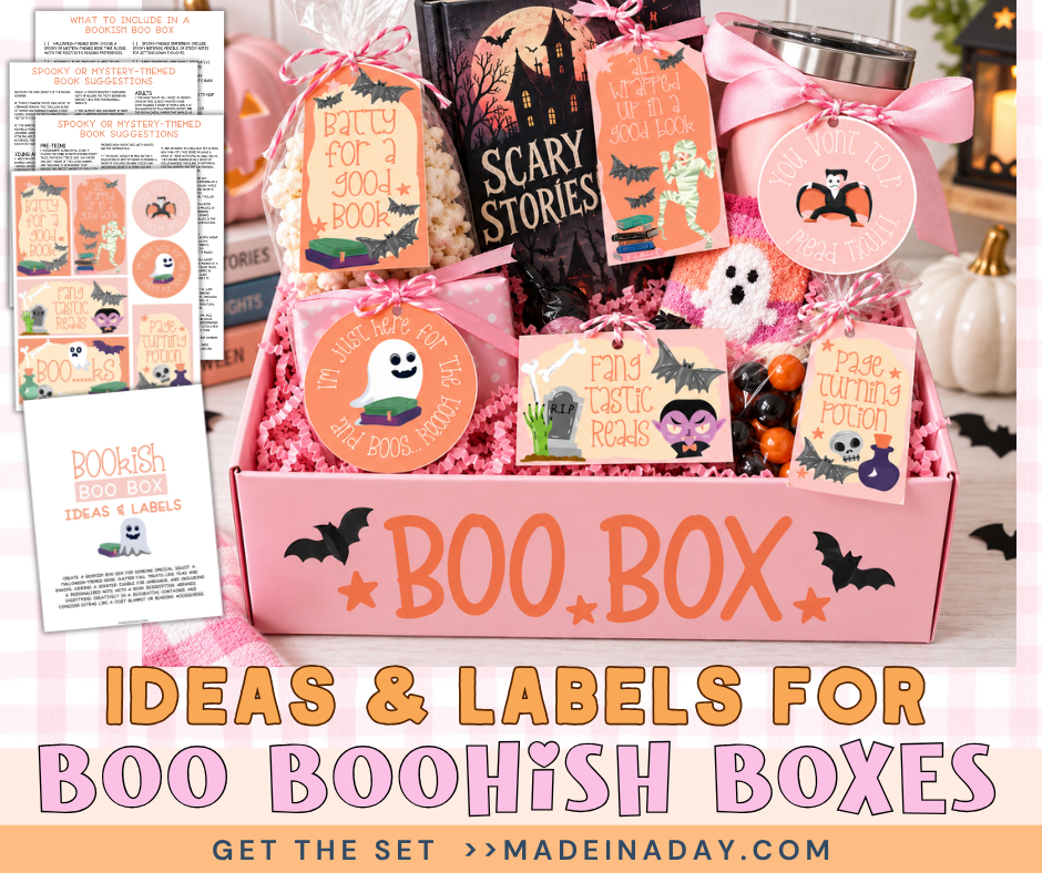 Ideas & Labels for Boo Bookish Boxes