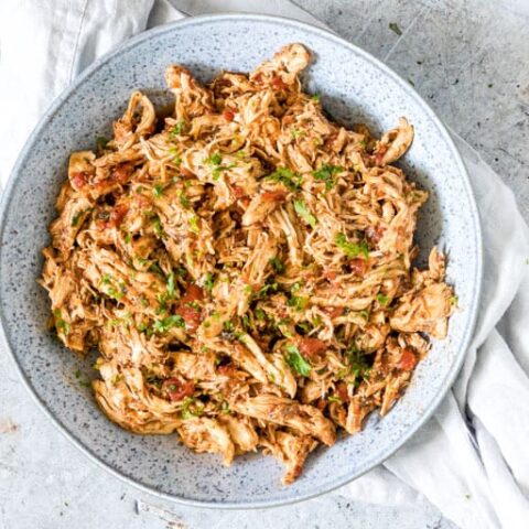 Image for Instant Pot Shredded Chicken 2 Ways + Meal Prep