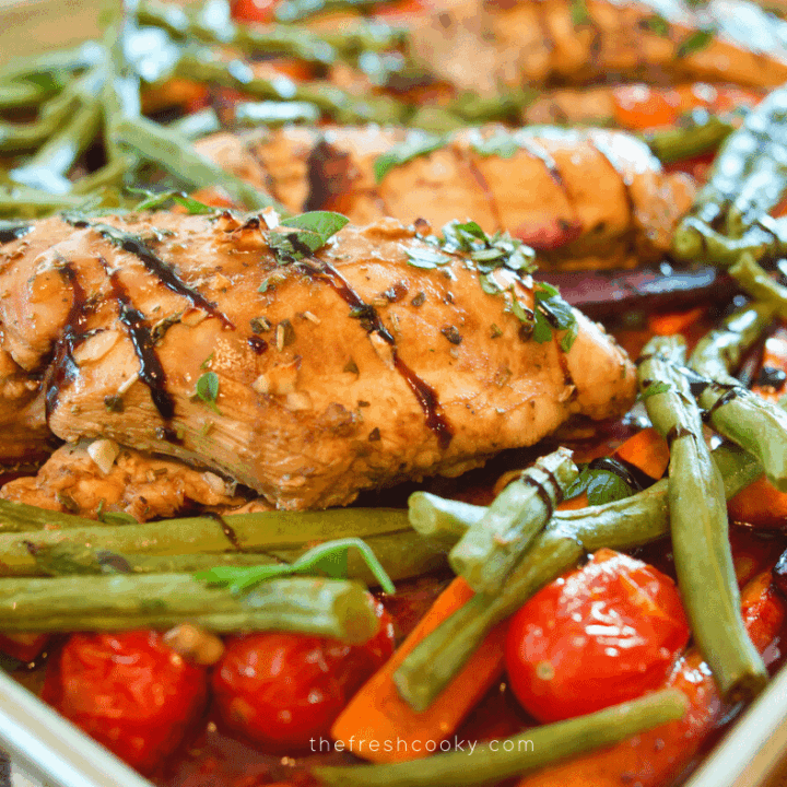 Image for Maple Balsamic Chicken Breasts and Veggies