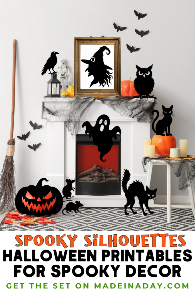 Spooky Silhouettes Halloween Printables Set