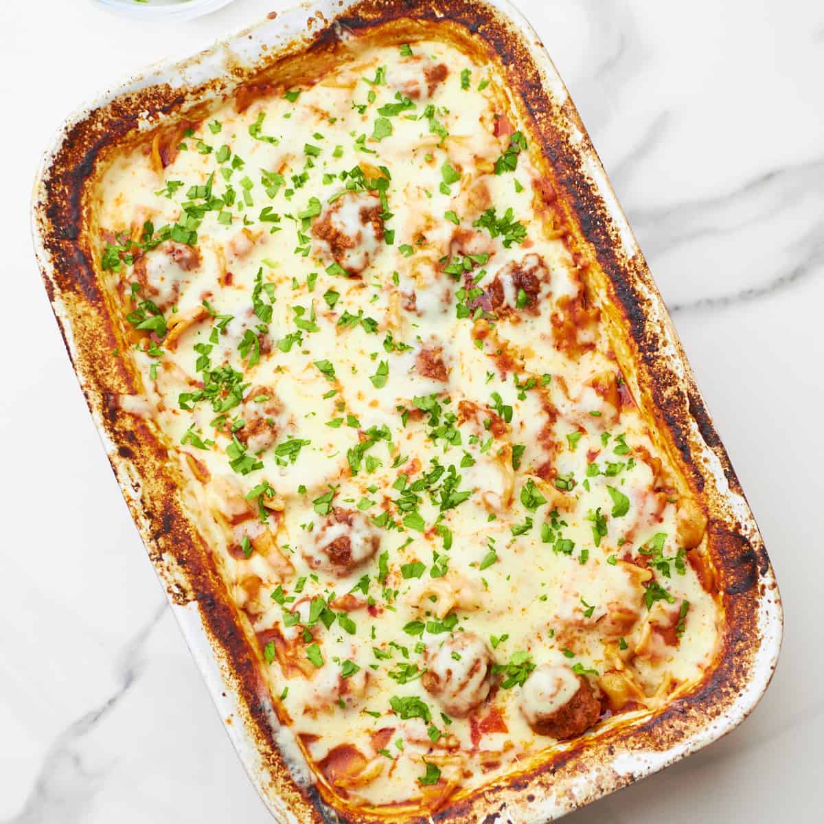 Image for Dump And Bake Meatball Casserole (Quick And Easy!)