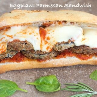 Image for Eggplant Parmesan Sandwich