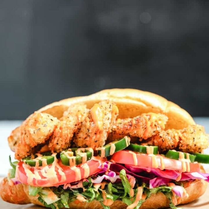 Image for Easy Shrimp Po Boy Sandwich